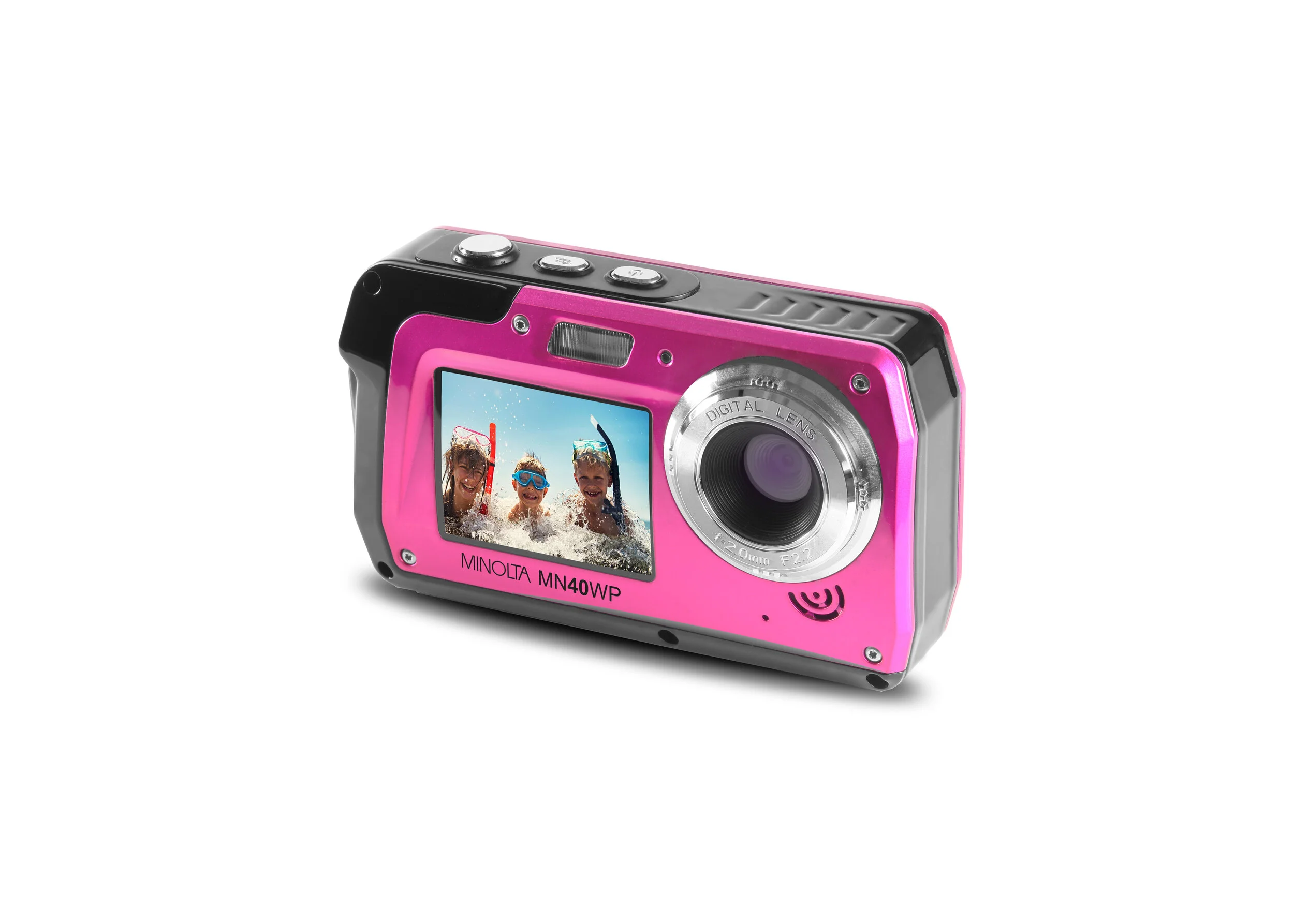 ミノルタ 防水カメラ MN40WP 48MP Dual Screen Waterproof Camera — Minolta Digital